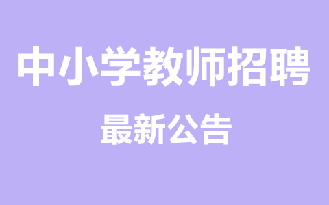 河池中小学教师招聘